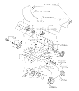Page A Diagram and Parts List for PT-215T-KFA  Pro Temp Heater